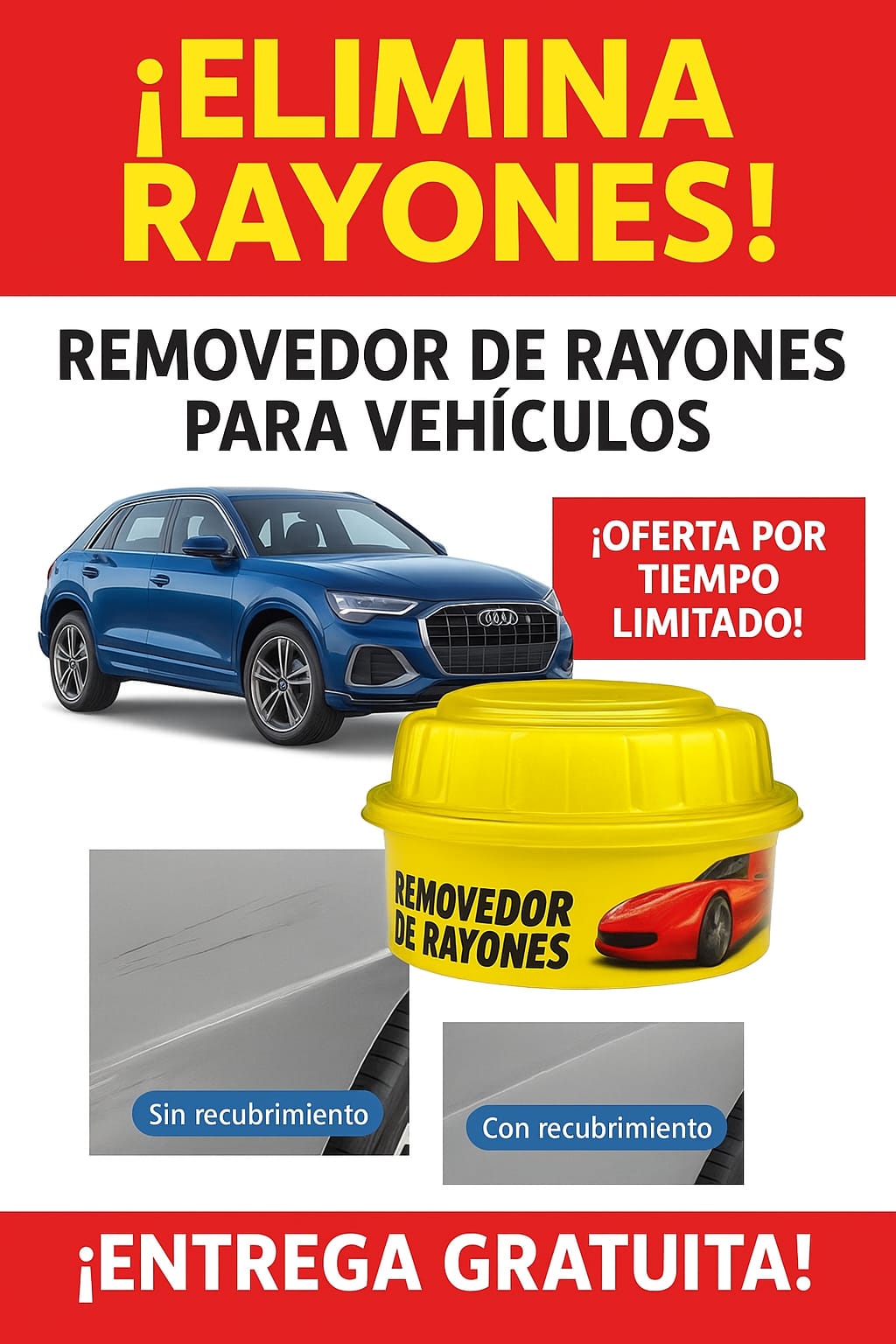 REMOVEDOR DE RAYONES PARA VEHICULOS